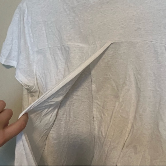 SOLD J. Crew Cropped Tie Back Tee - Picture 3 of 6